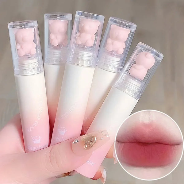 Cute Bear Velvet Lip Gloss