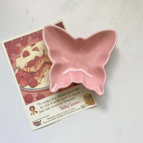 Ceramic Bow Heart Seasoning Dish