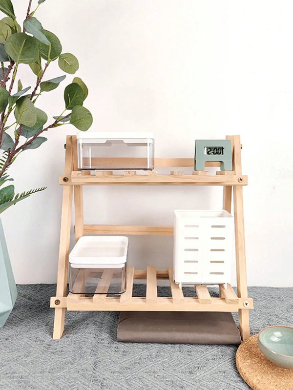 Étagère de rangement de bureau en bois