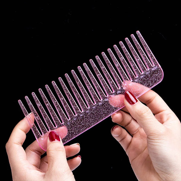 Glitter Fine Tooth Hairdressing Comb