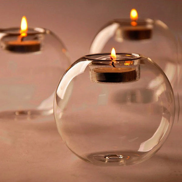 Candelabro de vidrio transparente: un toque de elegancia para cada ocasión 🕯️✨