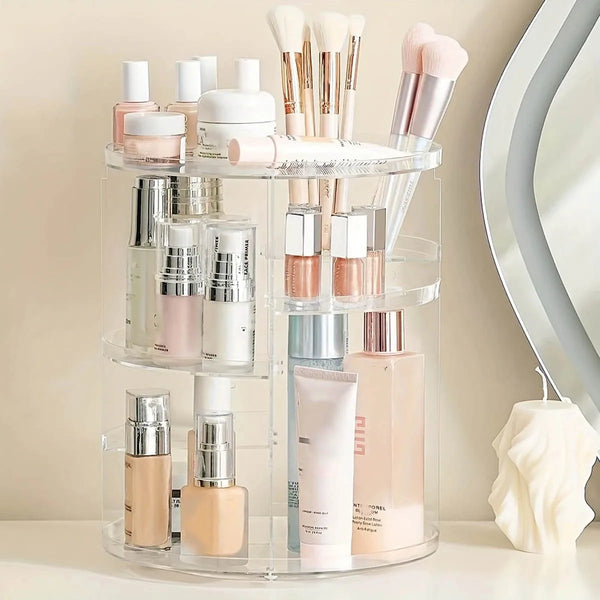 360° Rotating Makeup Organizer