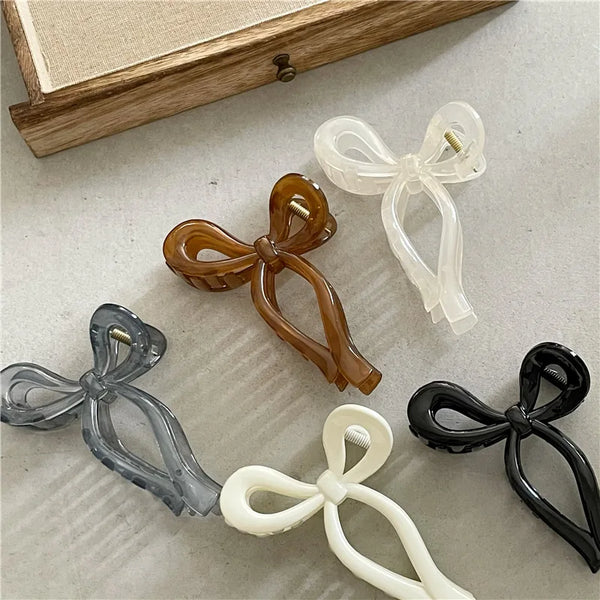 Korean Style Ribbon Bow Hair Claw